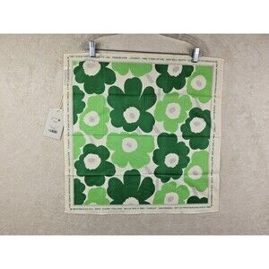 Marimekko Kioski Astrilli Unikko Floral Organic Cotton Scarf Bandana